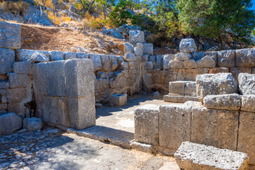 Ruins of the ancient Minoan settlement Lato, Crete, Greece © gatsi