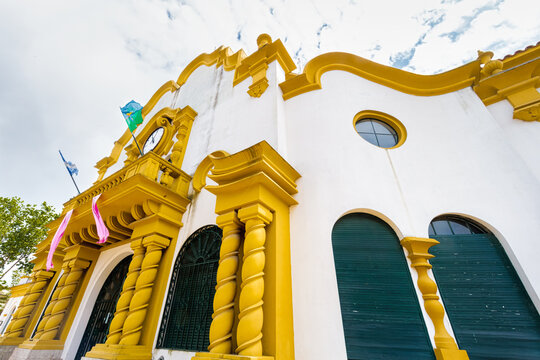 Facade of the building of the town hall of Chascomus (Argentina)