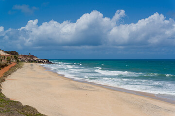 Minas beach, Tibau do Sul, near Pipa and Natal beach, State of Rio Grande do Norte, Brazil on January 27, 2021.