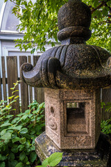 stone statue in the garden