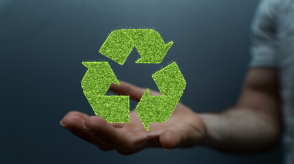 Recycled eco zero waste lifestyle. Ecological design Recycle