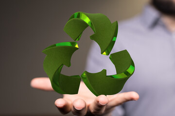 Recycled eco zero waste lifestyle. Ecological design Recycle