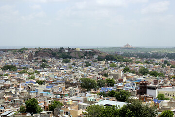 Fototapeta na wymiar View of the town of Jodhpur. India 