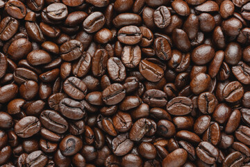 Coffee beans texture.