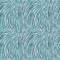 Seamless abstract geometry pattern. Simple background on navy blue, blue colors. Digital textured background. Designed for textile fabrics, wrapping paper, background, wallpaper, cover.