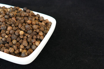 black pepper in a bowl