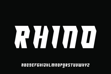 alphabet font vector set