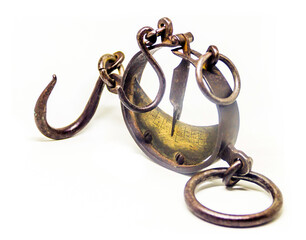 a vintage hand weights of 1910s