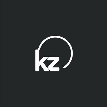 KZ initial logo with rounded circle