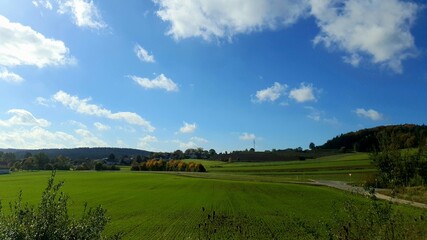 Obraz premium field and sky