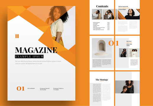 Fashion Magazine Layout