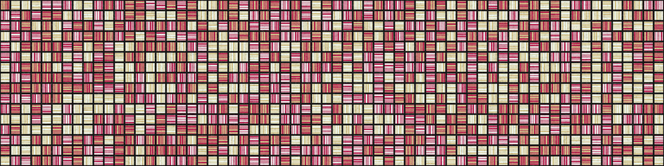 Abstract Geometric Pattern generative computational art illustration