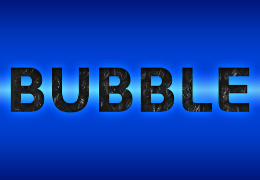 Bubble Wrap Text Effect