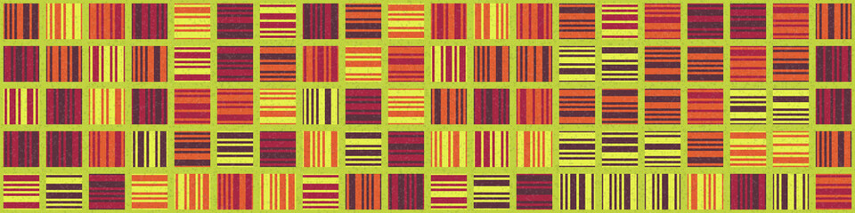 Abstract Geometric Pattern generative computational art illustration