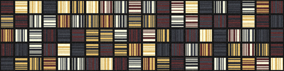 Abstract Geometric Pattern generative computational art illustration