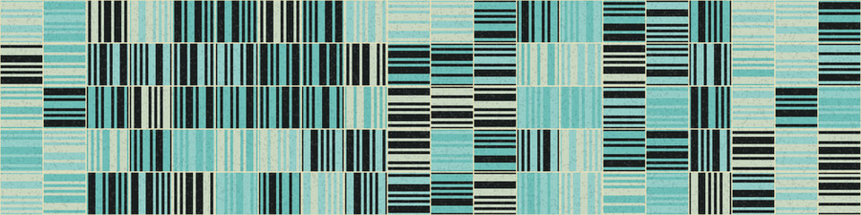 Abstract Geometric Pattern generative computational art illustration