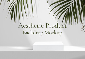 Aesthetic Product Backdrop Mockup
