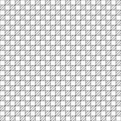 Black squares and diagonals on white background. Seamless pattern for fashion graphics such as T-shirt prints, leggings, pajamas, fabrics or for home decor such as wallpapers, tablecloths, bedclothes