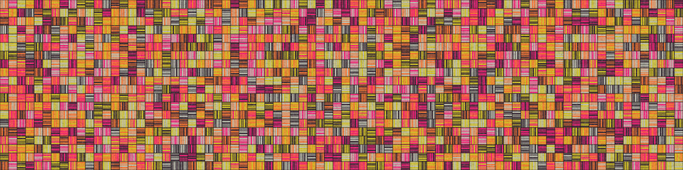 Abstract Geometric Pattern generative computational art illustration