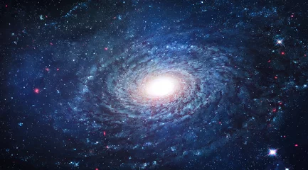 Foto op Plexiglas Melkweg en sterrenbeeld in de verre ruimte. Sterren en verre sterrenstelsels. Wallpaper achtergrond. Sci-fi ruimte behang. Elementen van deze afbeelding geleverd door NASA © dimazel