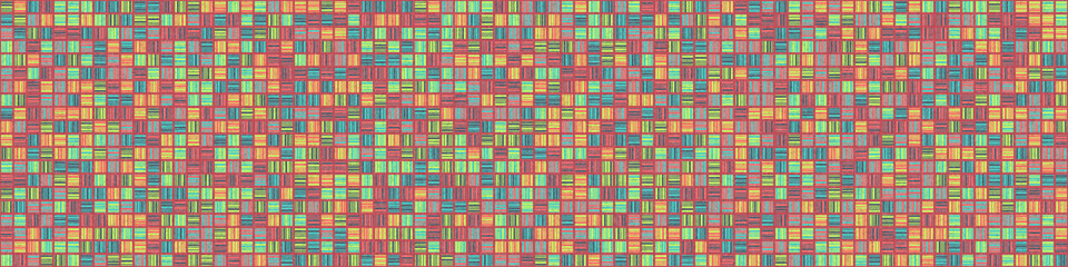 Abstract Geometric Pattern generative computational art illustration