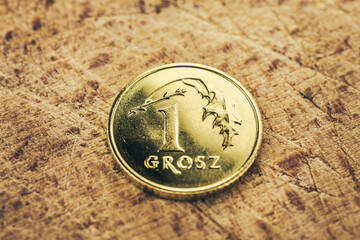 Polish Coins On The Market Averse and Obverse.
