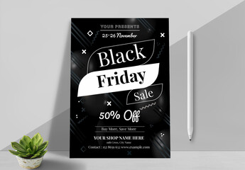 Black Friday Flyer Layout Design