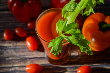 Jus de légumes frais