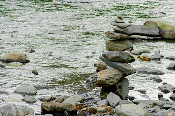 Rocks in River