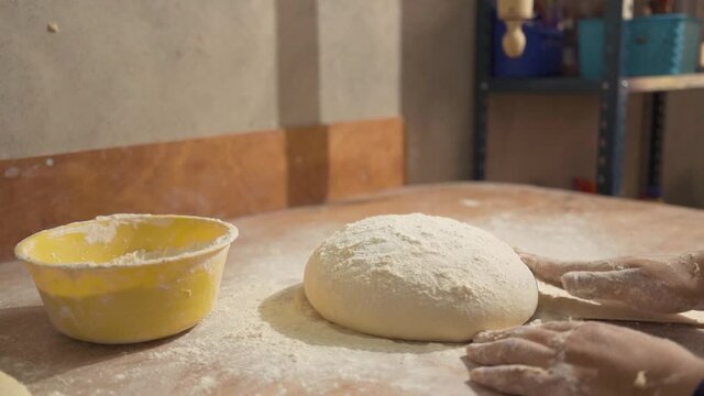 latina woman pastry chef working from home 