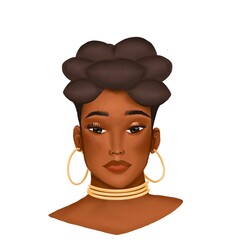 Black Woman hairstyles Tapered haircut 