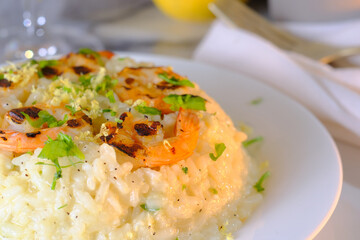 Fancy Italian Shrimp Risotto