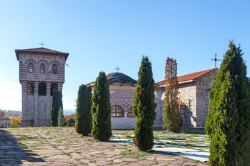 Fototapeta na wymiar Medieval Tsarnogorski monastery St. Kozma and Damyan, Bulgaria