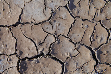Climate warming dry chapped land