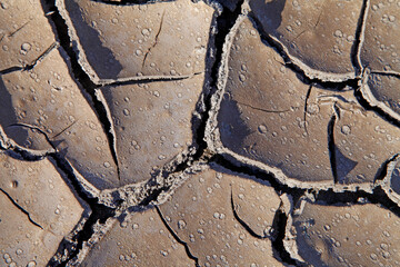 Climate warming dry chapped land