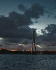 Fototapeta premium Sunset Bridge