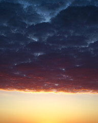 dramatic looking clouds