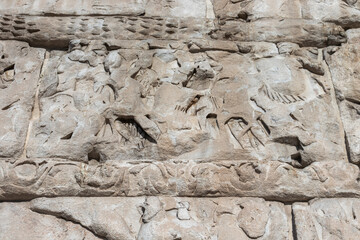 Roman Arch of Galerius in the center of city of Thessaloniki, Greece