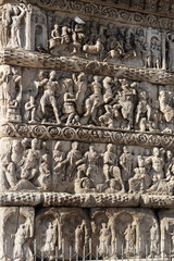 Roman Arch of Galerius in the center of city of Thessaloniki, Greece