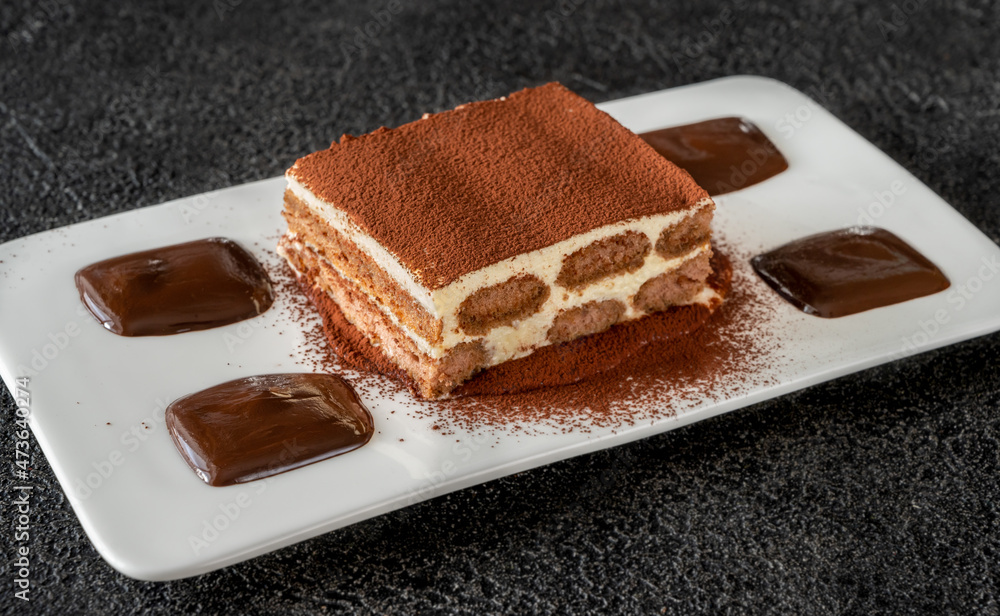 Sticker Tiramisu - Italian dessert