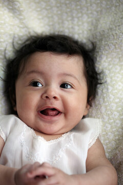 Portrait of Hispanic Baby 