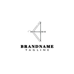 arrow logo simple icon design vector illustration