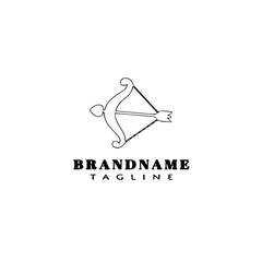 flat arrow logo template icon design vector illustration