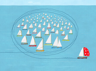 Running Rings Around The Competition / Catboats