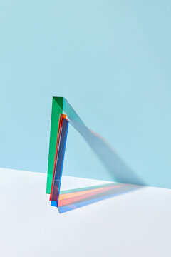 Colored plastic strips