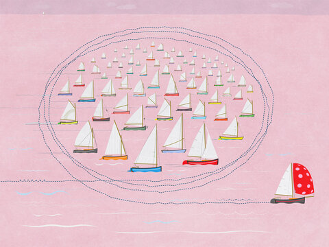 Running Circles Around The Competition / Catboats