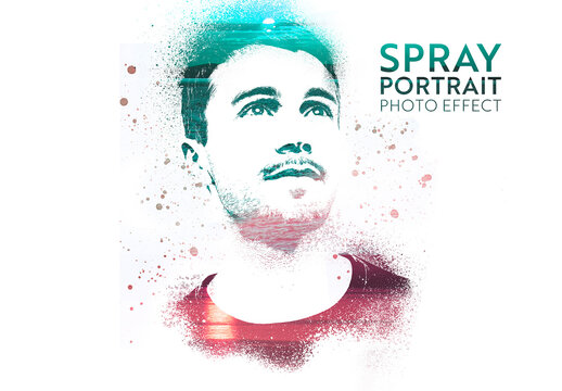 Spray Portrait Photo Effect