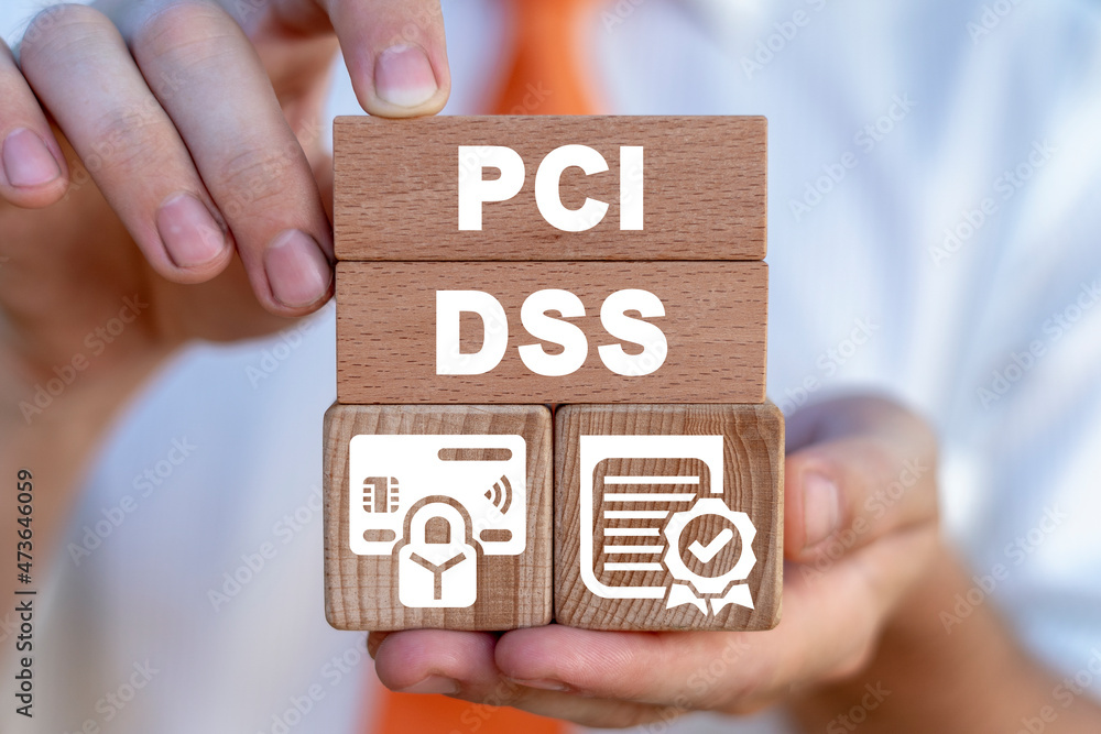 Poster concept of pci dss - payment card industry data security standard.