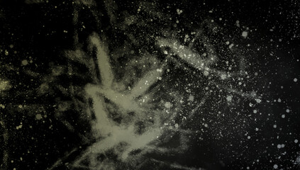 abstract space, colorful nebula, stars and sky