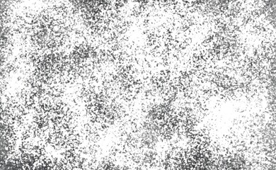 Grunge Black And White Urban. Dark Messy Dust Overlay Distress Background. Easy To Create Abstract Dotted, Scratched, Vintage Effect With Noise And Grain
